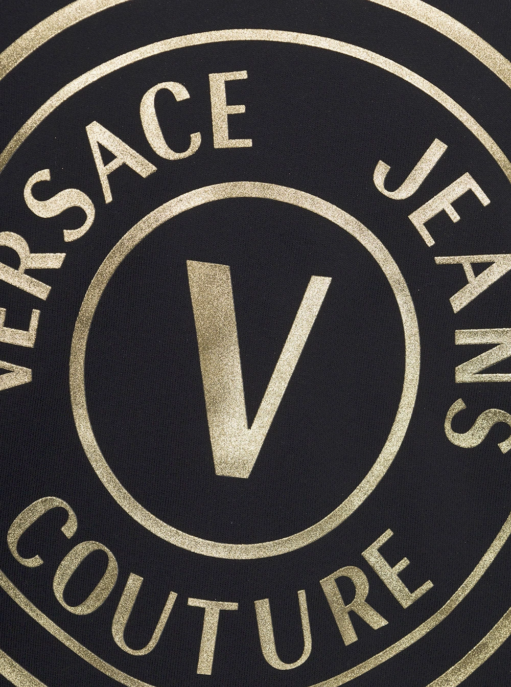 Versace Jeans Couture Logo Printed Drawstring Hoodie