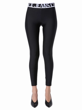 Versace Jeans Couture Logo Waistband Leggings