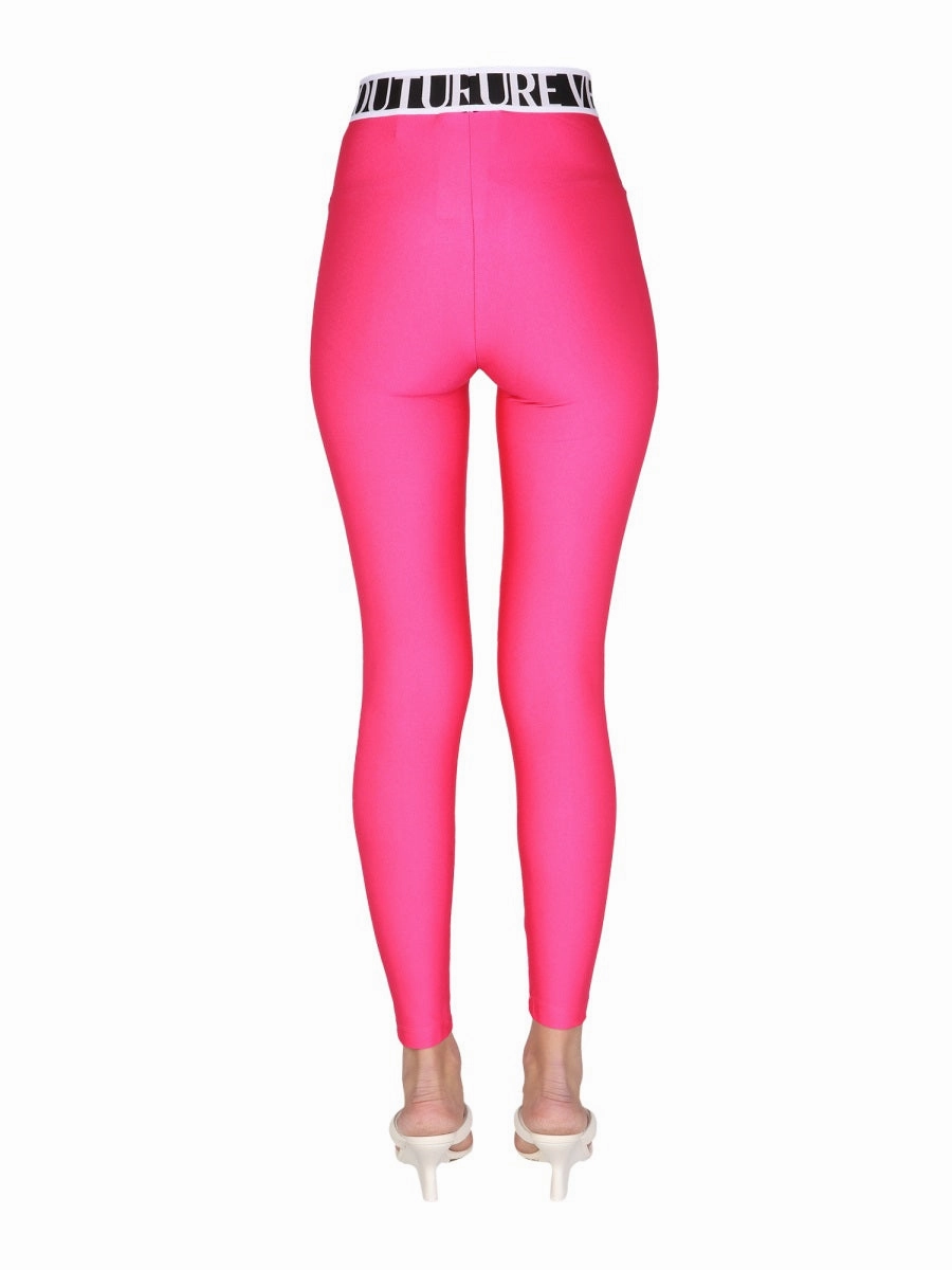 Versace Jeans Couture Logo Waistband Leggings