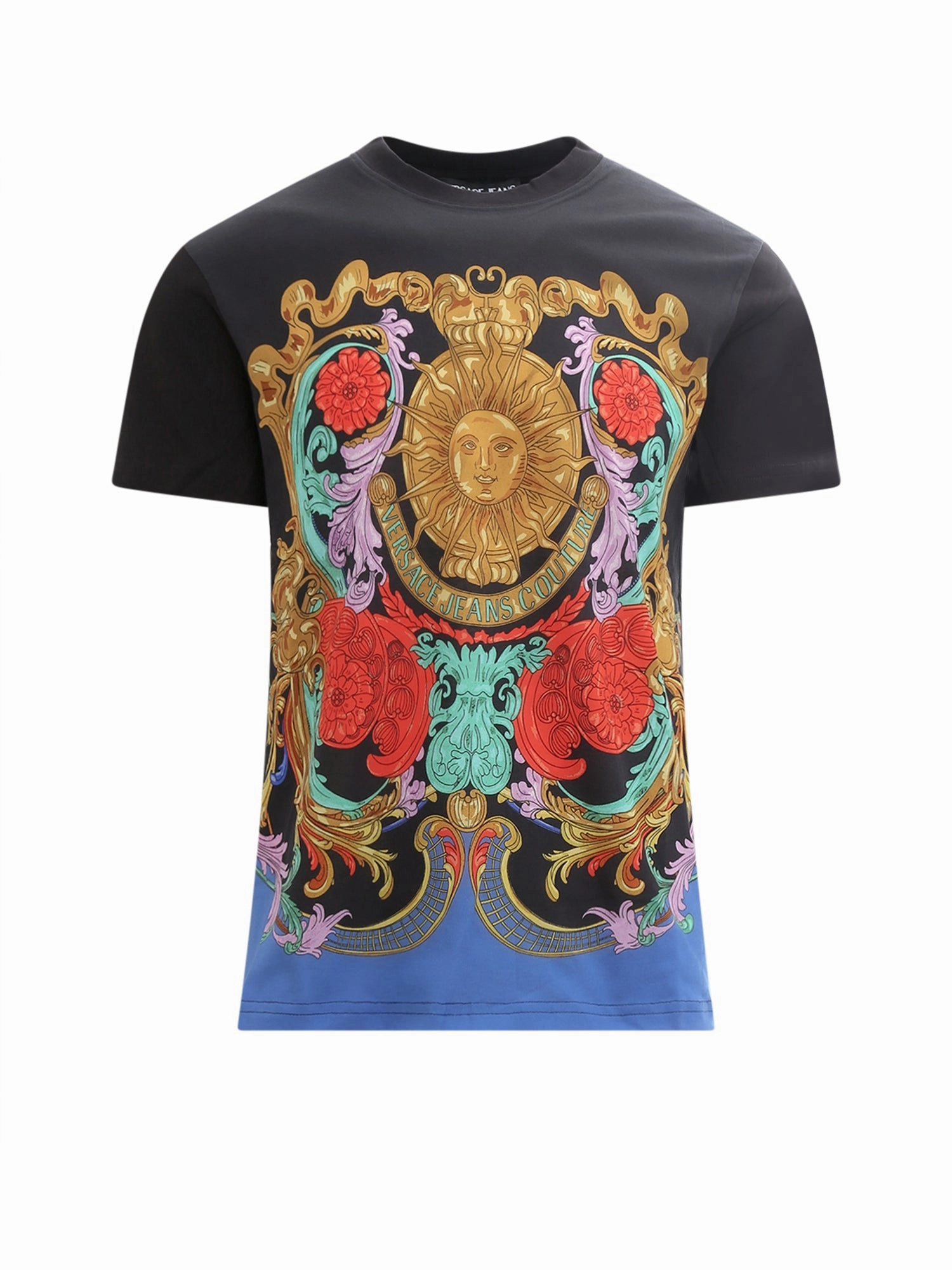 Versace Jeans Couture Sun Flower Garland Crewneck T-Shirt