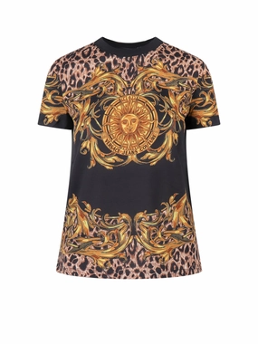 Versace Jeans Couture Sun Garland Print Crewneck T-Shirt