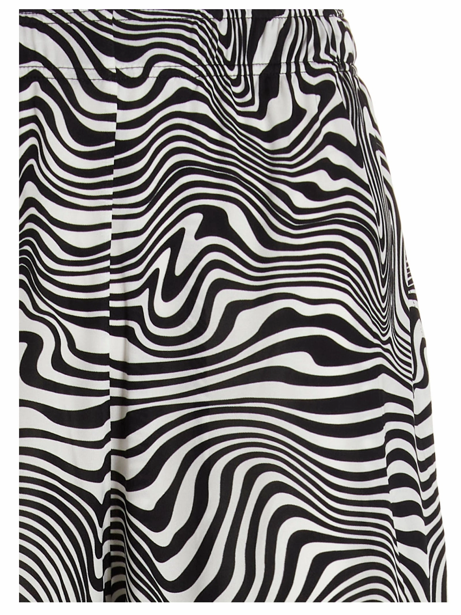 Vetements Zebra Printed Wide-Leg Pants