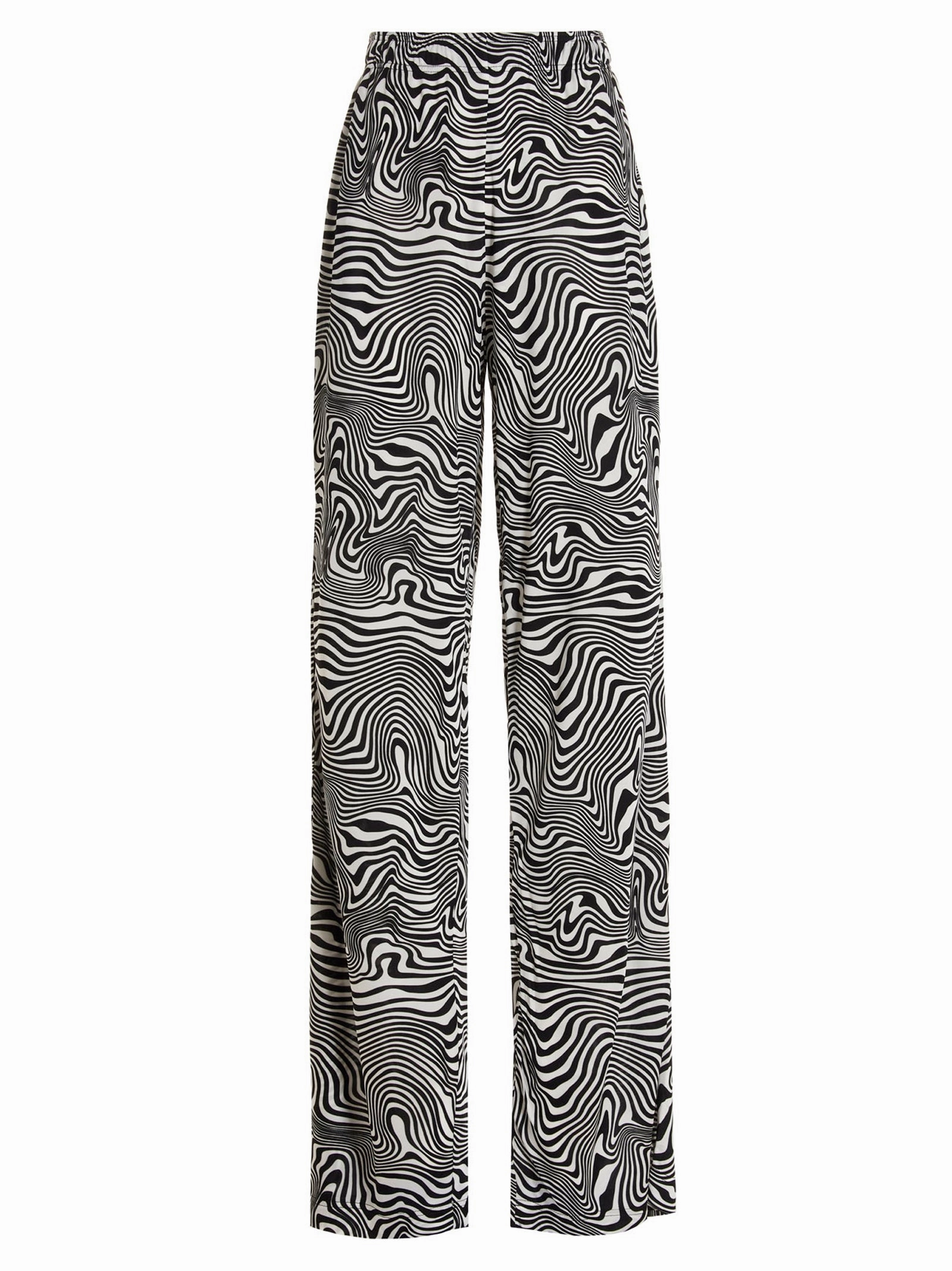 Vetements Zebra Printed Wide-Leg Pants