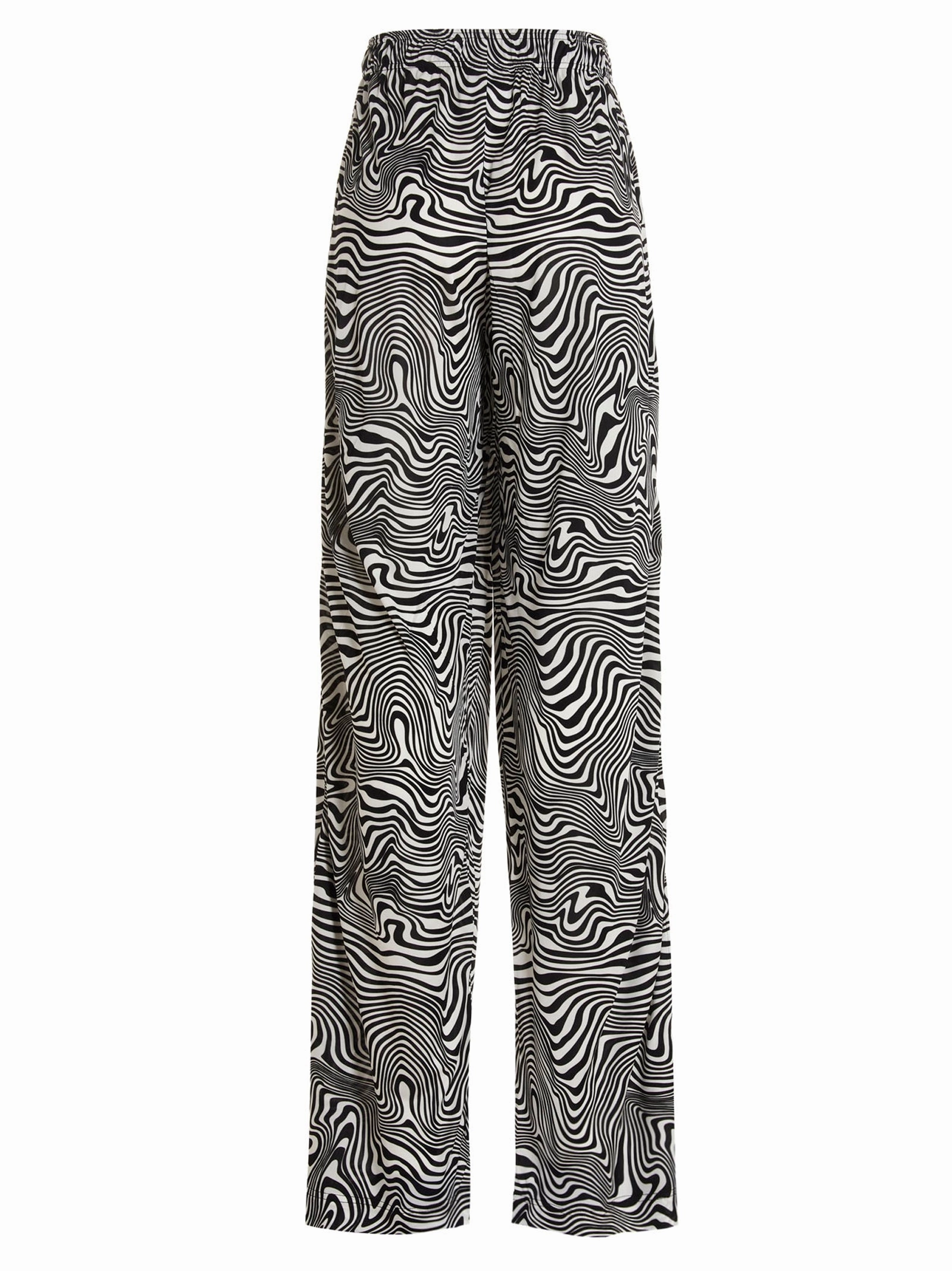 Vetements Zebra Printed Wide-Leg Pants