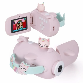 Vivitar 98379A-KTYCRN Kidztech Camcorder for Kids, Pink Kitticorn Digital Video Camera