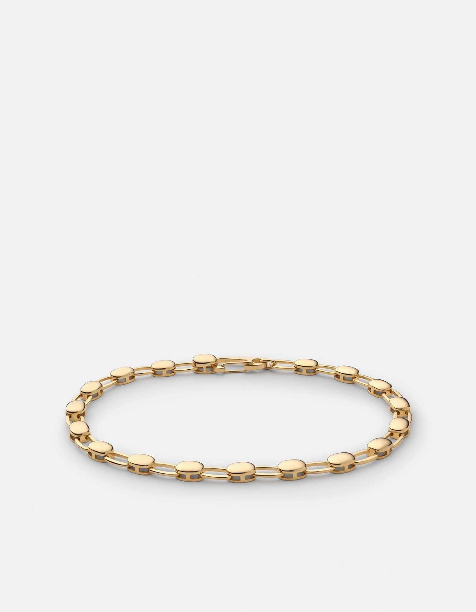 Ward Chain Bracelet, Gold Vermeil
