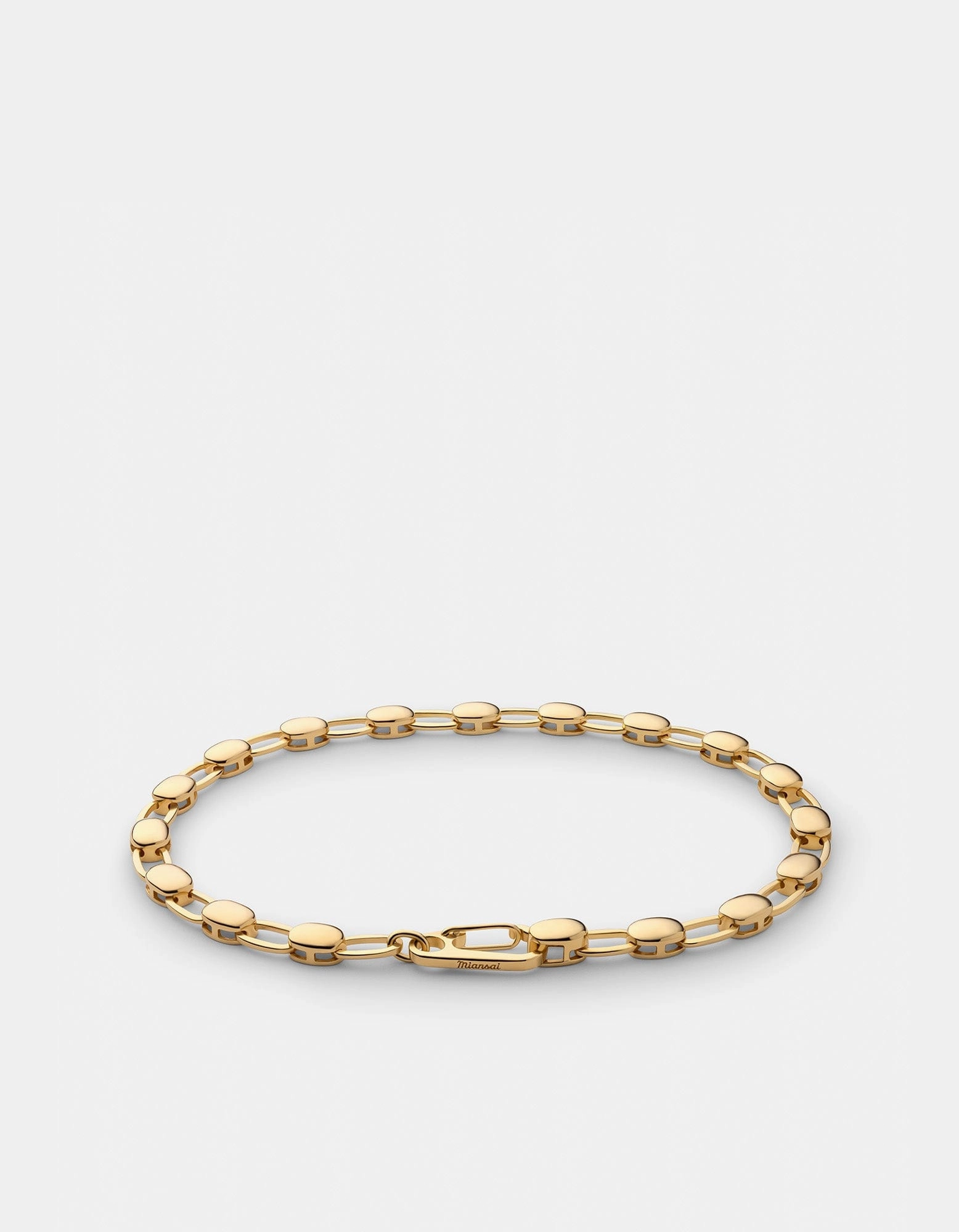 Ward Chain Bracelet, Gold Vermeil