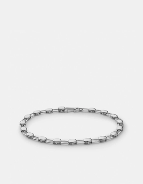 Ward Chain Bracelet, Sterling Silver