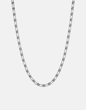Ward Chain Necklace, Sterling Silver