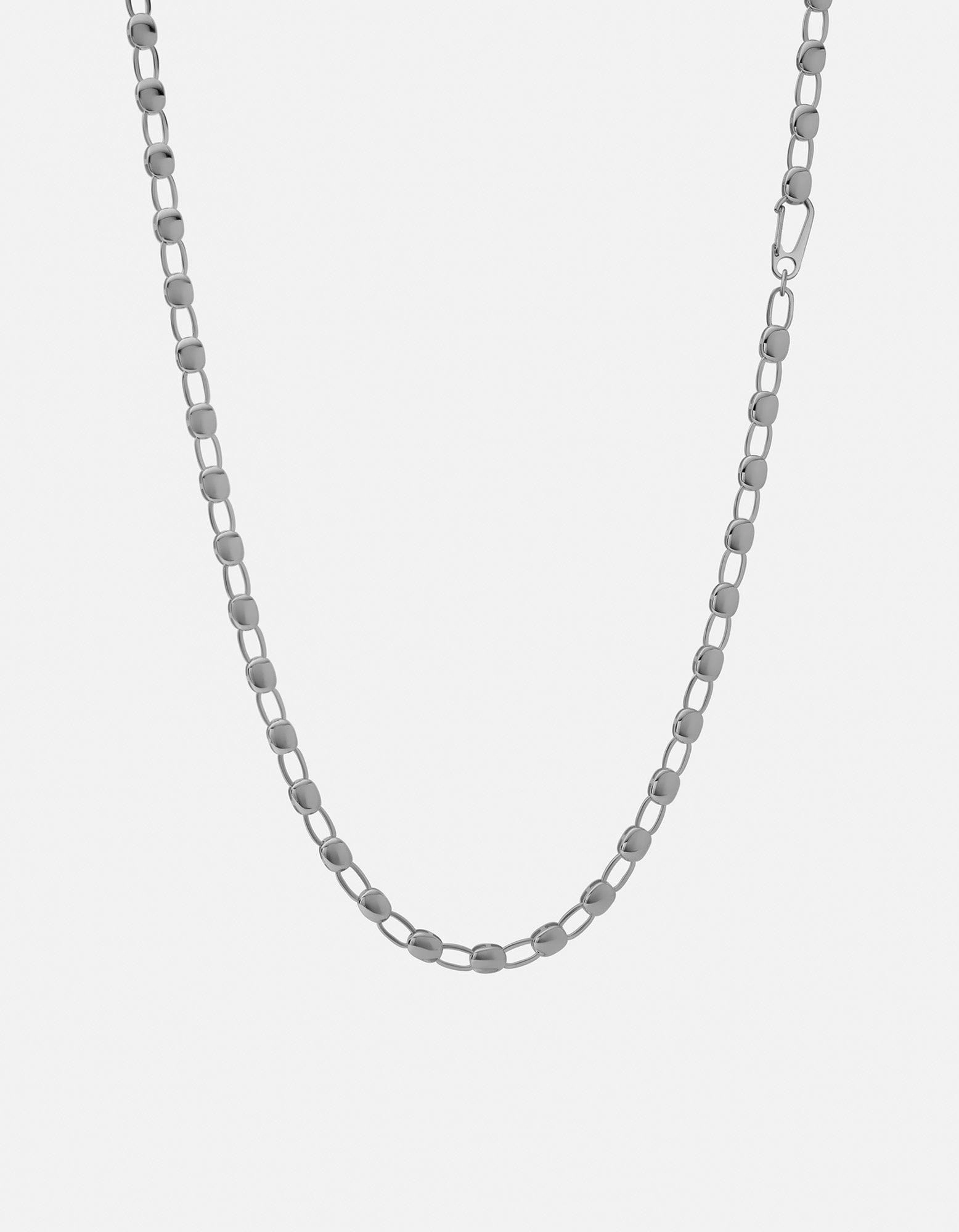 Ward Chain Necklace, Sterling Silver