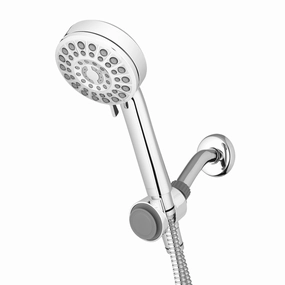 Waterpik XOM-763ME DualDock Hand Held Shower Head with PowerPulse Massage, Chrome, 7 Settings