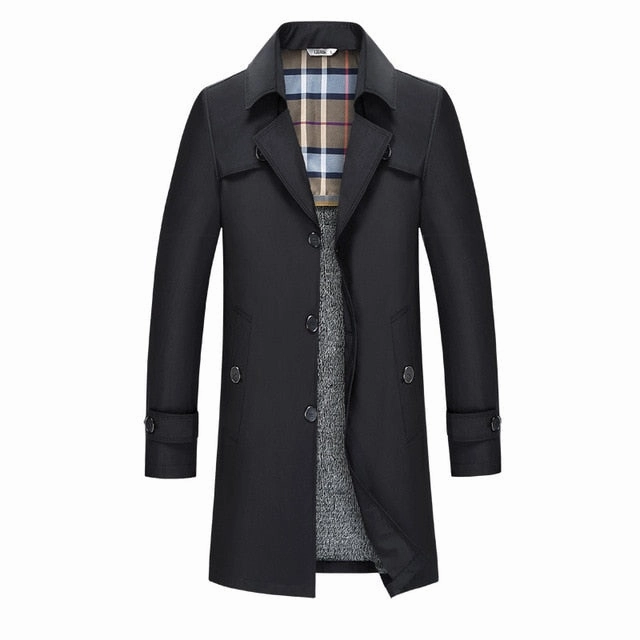 West Louis™ Designer Business Trench Coat