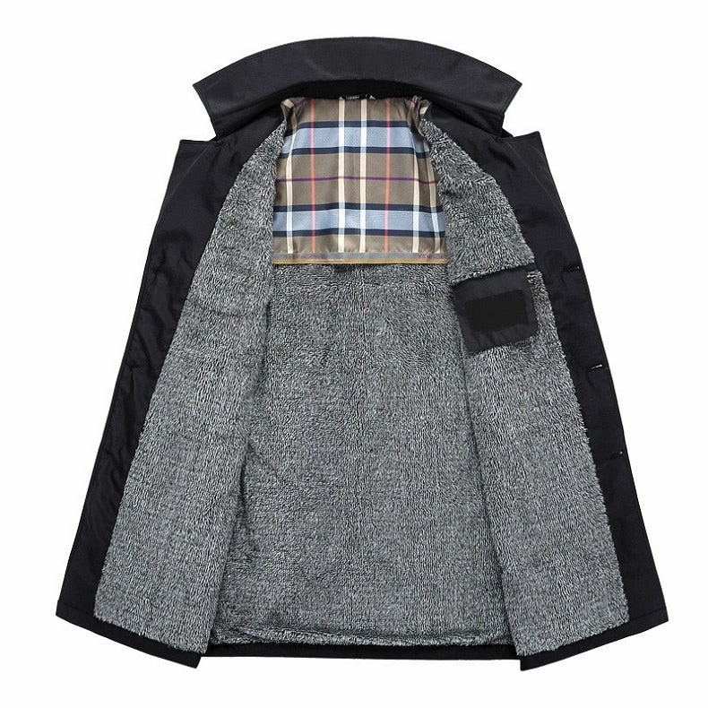 West Louis™ Designer Business Trench Coat