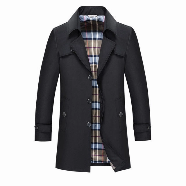 West Louis™ Designer Business Trench Coat
