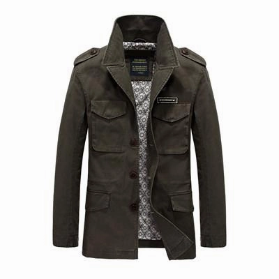 West Louis™ Long Section Fashion Trench Coat