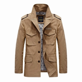 West Louis™ Long Section Fashion Trench Coat