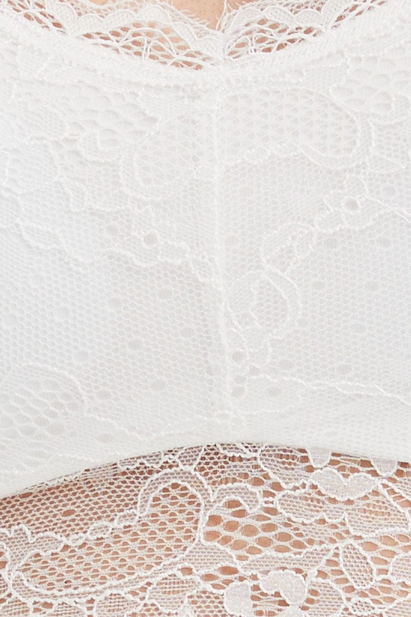 White Bralette Lace