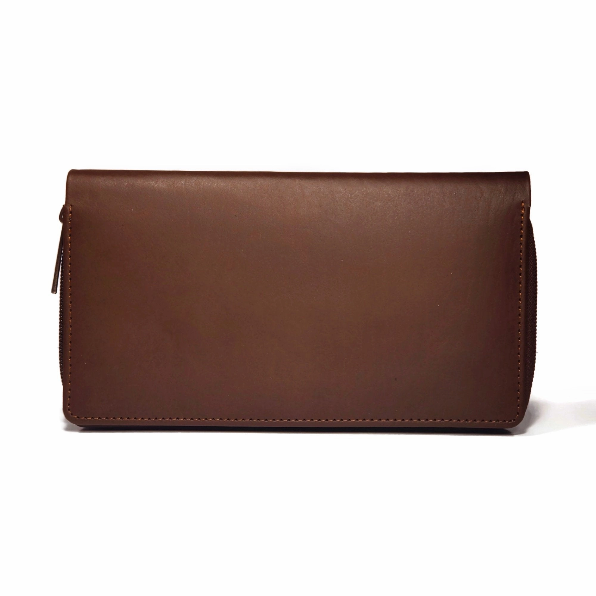 Women's Classic Black 100% Real Leather Multi-Compartmental Wallet