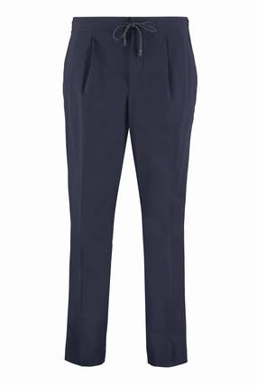 Z Zegna Drawstring Straight Leg Trousers